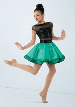 Weissman Anna Sun -Capezi Dance Wear Shop 10138 weissman anna sun green front 85942.1678886632