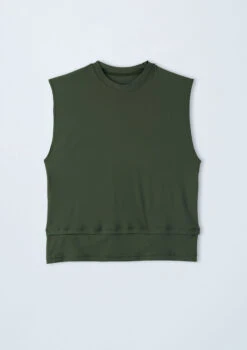 Weissman Boys Sleeveless Tee -Capezi Dance Wear Shop 10471 olive 7716 65973.1678886705