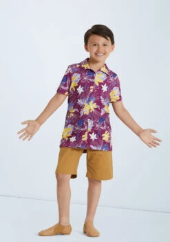 Weissman Boys Copacabana Shirt -Capezi Dance Wear Shop 11866 eggplant 144646 T 79567.1698813868