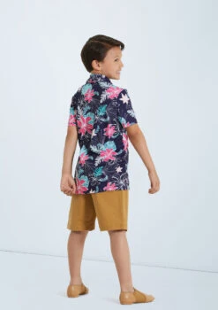 Weissman Boys Copacabana Shirt -Capezi Dance Wear Shop 11866 navy 144591 51542.1678887219