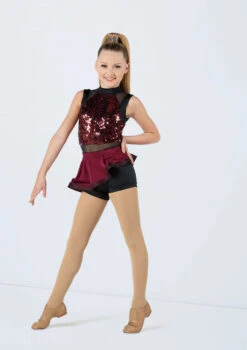 Weissman Burnin' Up -Capezi Dance Wear Shop 13499 black cherry 9513 45299.1692401594