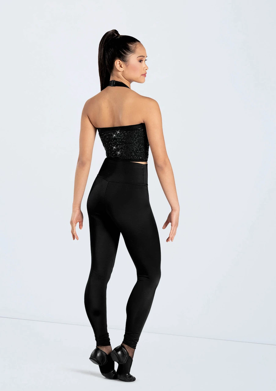 Weissman Cropped Sequin Halter Top 1 Weissman Cropped Sequin Halter Top