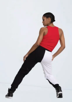 Weissman Ribbed Knit Scoop Neck Tank -Capezi Dance Wear Shop 14313 red AH12557 black white 2917 09552.1694130933