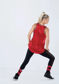 Weissman High-Low Basketball Jersey -Capezi Dance Wear Shop 14315 red MT10515 red 496 87310.1698816786