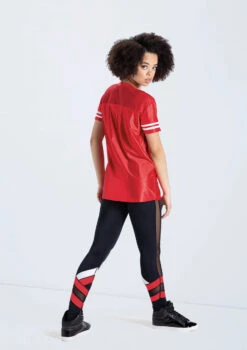 Weissman V-Neck Football Jersey -Capezi Dance Wear Shop 14322 red MT10515 red 752 77634.1698450053