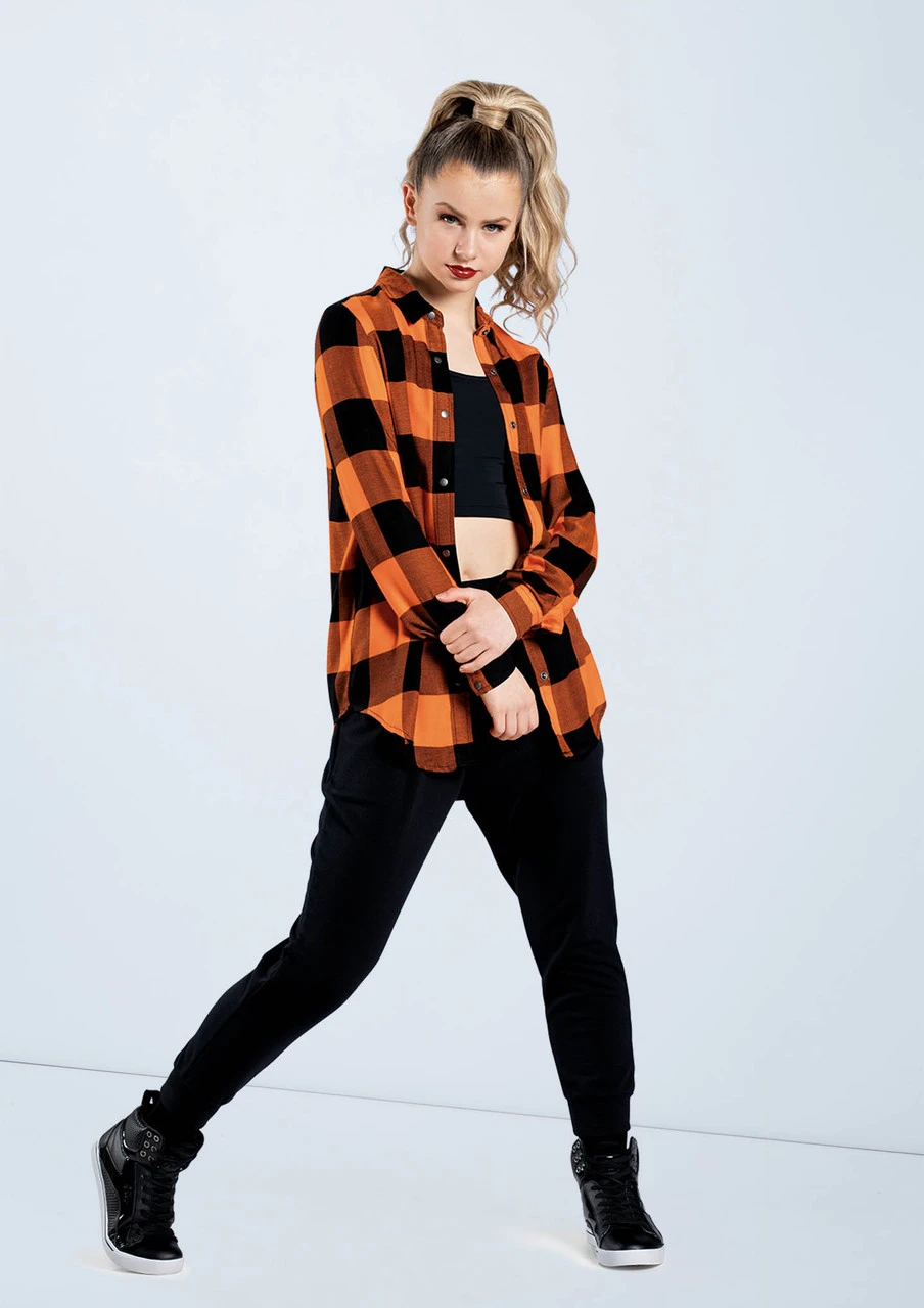 Weissman Oversized Buffalo Plaid Shirt 1 Weissman Oversized Buffalo Plaid Shirt