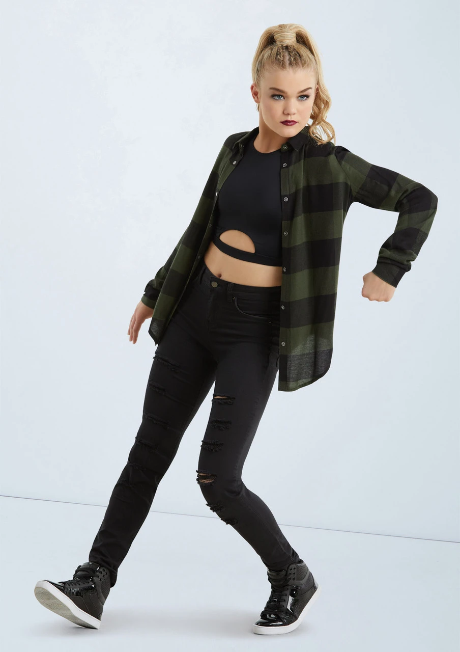 Weissman Oversized Buffalo Plaid Shirt 2 Weissman Oversized Buffalo Plaid Shirt - Image 2