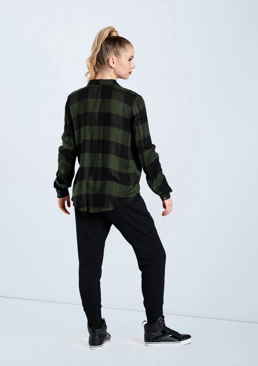 Weissman Oversized Buffalo Plaid Shirt 3 Weissman Oversized Buffalo Plaid Shirt - Image 3