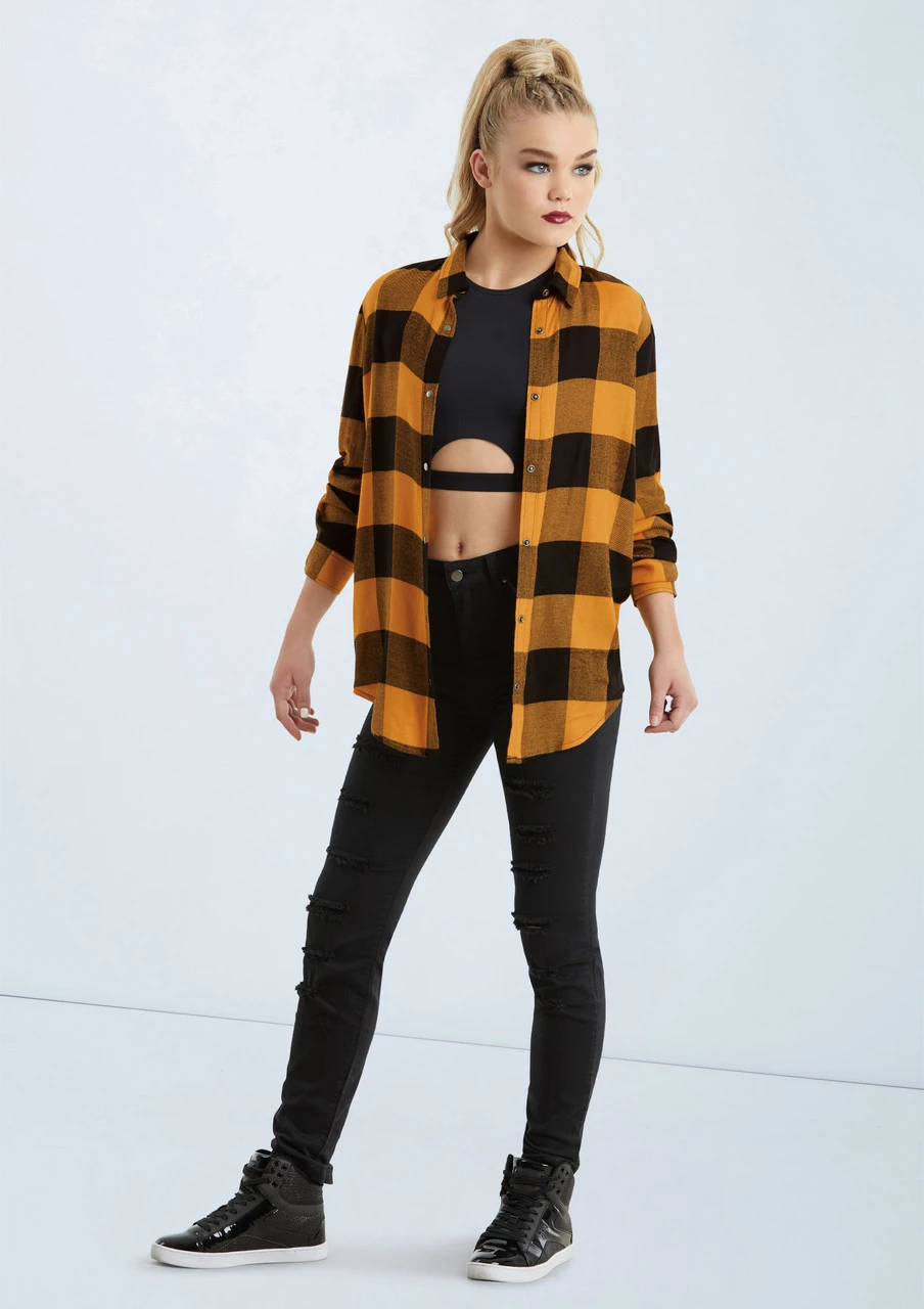 Weissman Oversized Buffalo Plaid Shirt 6 Weissman Oversized Buffalo Plaid Shirt - Image 6
