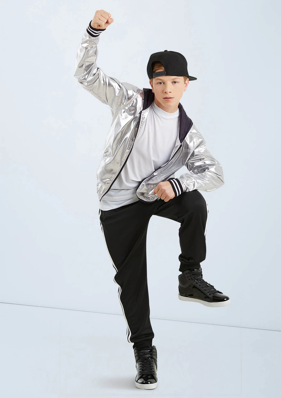 Weissman Unisex Metallic Bomber Jacket 1 Weissman Unisex Metallic Bomber Jacket