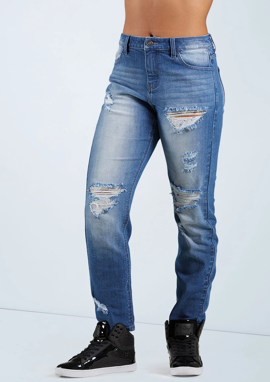 Weissman Slashed Boyfriend Jeans 6 Weissman Slashed Boyfriend Jeans - Image 6
