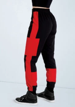 Weissman Colorblock Cargo Pants -Capezi Dance Wear Shop AH11991 red 0796 53874.1678890632