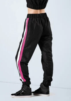 Weissman Side Stripe Joggers -Capezi Dance Wear Shop AH12404 cerise 16171 70575.1698840265