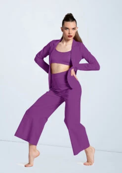 Weissman Stretch Suit Blazer -Capezi Dance Wear Shop AH12576 SH11076 AH12577 electricpurple 55 19085.1678890656
