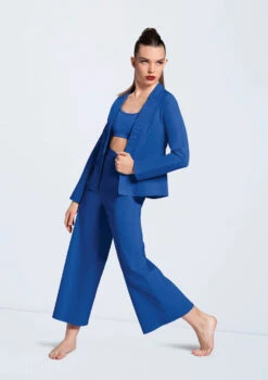 Weissman Stretch Suit Blazer -Capezi Dance Wear Shop AH12576 royal SH11076 royal AH12577 royal 46 57296.1678890655