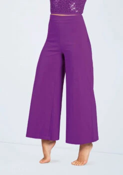 Weissman Wide Leg Suit Pants -Capezi Dance Wear Shop AH12577 electricpurple 12319 67855.1678890665