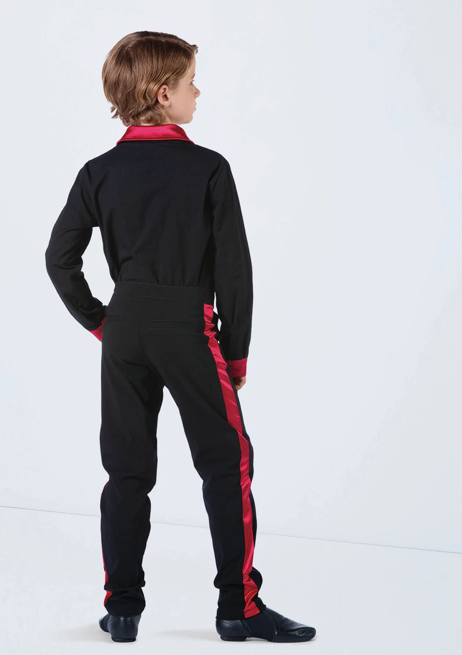 Weissman Boys Satin Stripe Pants 3 Weissman Boys Satin Stripe Pants - Image 3