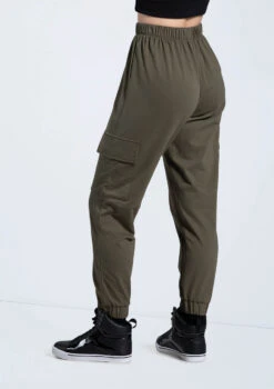 Weissman French Terry Cargo Pants -Capezi Dance Wear Shop AH12728 armygreen 086 67980.1678890683