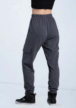 Weissman French Terry Cargo Pants -Capezi Dance Wear Shop AH12728 gray 051 64030.1678890683