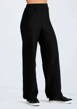 Weissman Bootcut French Terry Pants -Capezi Dance Wear Shop AH13223 black 553 copy 65271.1692403073
