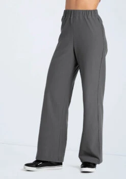 Weissman Bootcut French Terry Pants -Capezi Dance Wear Shop AH13223 gray 500 copy 42045.1698840275