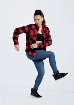 Weissman Buffalo Plaid Flannel Shirt 20 Weissman Buffalo Plaid Flannel Shirt -Capezi Dance Wear Shop AH3623 red AH11506 6747 59012.1678890714