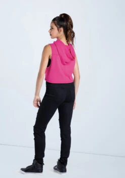 Weissman Hooded Sleeveless Crop Top