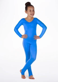 Alegra Girls Shiny Blaine Catsuit -Capezi Dance Wear Shop ALC5290 MAIN ROY 85332.1675211017