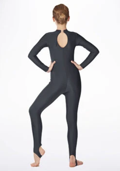 Alegra Girls Shiny Aspen Catsuit -Capezi Dance Wear Shop ALC5292 MAIN BLK 53583.1678871871