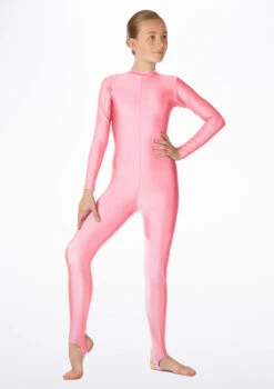 Alegra Girls Shiny Aspen Catsuit -Capezi Dance Wear Shop ALC5292 MAIN PNK 51284.1678871877