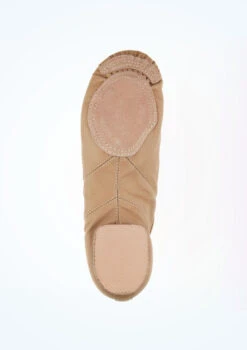 Alegra Basic Split Sole Jazz Shoe - Tan -Capezi Dance Wear Shop ALJ0010 TAN SOLEM TAN 14759.1678872543