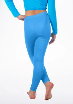 Alegra Girls Shiny Footless Leggings -Capezi Dance Wear Shop ALP5204 BACKM KIN 56495.1678875180