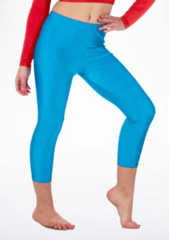 Alegra Girls Shiny Crop Leggings -Capezi Dance Wear Shop ALP5206 MAIN KIN 90756.1678876129