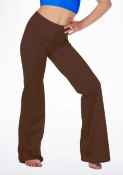 Alegra Girls Shiny Jazz Pant -Capezi Dance Wear Shop ALP5208 MAIN BRN 37287.1678876167