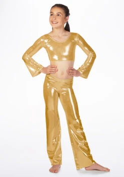 Alegra Girls Metallic Jazz Pant -Capezi Dance Wear Shop ALP5208 MAIN MGD 29500.1678876143