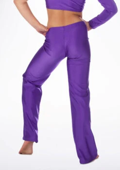Alegra Girls Shiny Jazz Pant -Capezi Dance Wear Shop ALP5208 MAIN PUR 84726.1678876161