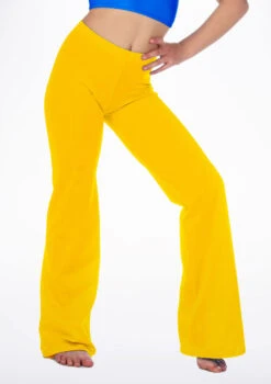 Alegra Girls Shiny Jazz Pant -Capezi Dance Wear Shop ALP5208 MAIN YEL 82413.1678876167