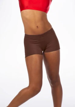 Alegra Shiny Hotpants 32 Alegra Shiny Hotpants -Capezi Dance Wear Shop ALR0260S MAIN BRN 42775.1678876193