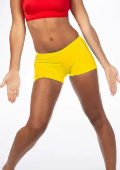 Alegra Shiny Hotpants 30 Alegra Shiny Hotpants -Capezi Dance Wear Shop ALR0260S MAIN YEL 59911.1678876193
