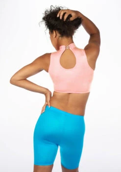 Alegra Girls Shiny Maris Dance Crop Top -Capezi Dance Wear Shop ALS0264S MAIN PPK 84948.1678878300