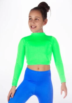 Alegra Girls Shiny Raya Dance Top -Capezi Dance Wear Shop ALS5267 MAIN FGR 62224.1678878576
