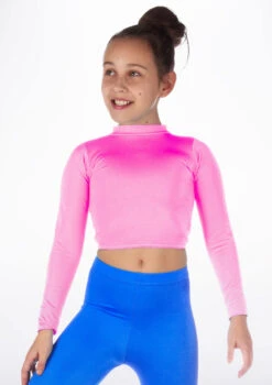 Alegra Girls Shiny Raya Dance Top -Capezi Dance Wear Shop ALS5267 MAIN FPK 13249.1678878575