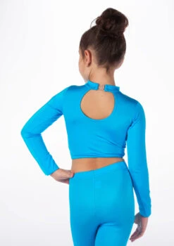 Alegra Girls Shiny Raya Dance Top -Capezi Dance Wear Shop ALS5267 MAIN KIN 45951.1678878576