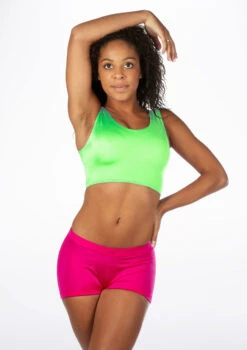 Alegra Girls Shiny Betty Dance Crop Top -Capezi Dance Wear Shop ALS5270 MAIN FGR 29703.1678878602