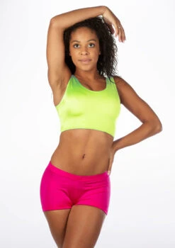 Alegra Girls Shiny Betty Dance Crop Top -Capezi Dance Wear Shop ALS5270 MAIN FYE 47389.1678878602