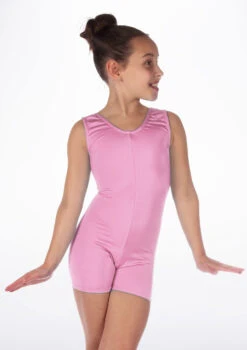 Alegra Girls Shiny Hotpant Unitard 34 Alegra Girls Shiny Hotpant Unitard -Capezi Dance Wear Shop ALU5235 MAIN PNK 84251.1678879783