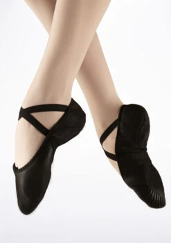 Bloch Prolite Split Sole Leather Ballet Shoe - Black -Capezi Dance Wear Shop BL203L MAIN BLK T 63538.1696980301