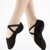 Bloch S0277L Split Sole Canvas Ballet Shoe - Black