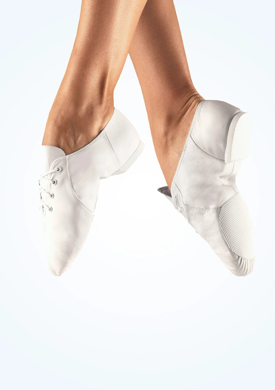 Bloch Split Sole Jazz Shoe - White 1 Bloch Split Sole Jazz Shoe - White