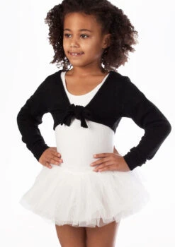 Bloch Girls Hazel Ballet Wrap Sweater -Capezi Dance Wear Shop BLCZ0989 MAINT BLK T 76454.1698799054